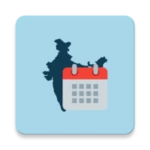 indian national calendar android application logo